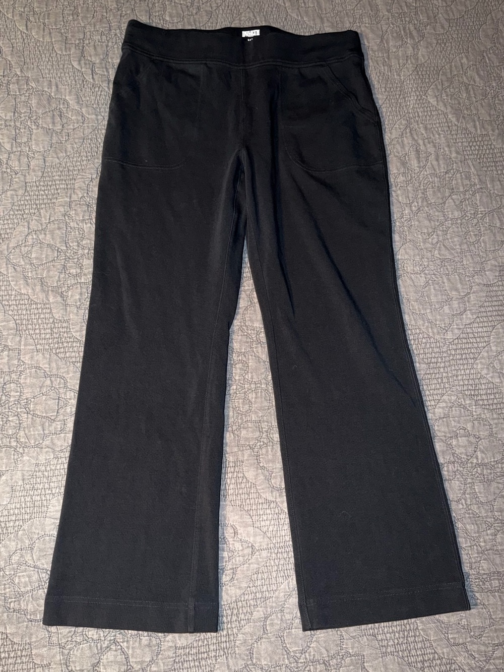 Duluth Trading Co NoGA Naturale Cotton Bootcut Pants-Black Women’s Size-Lx29